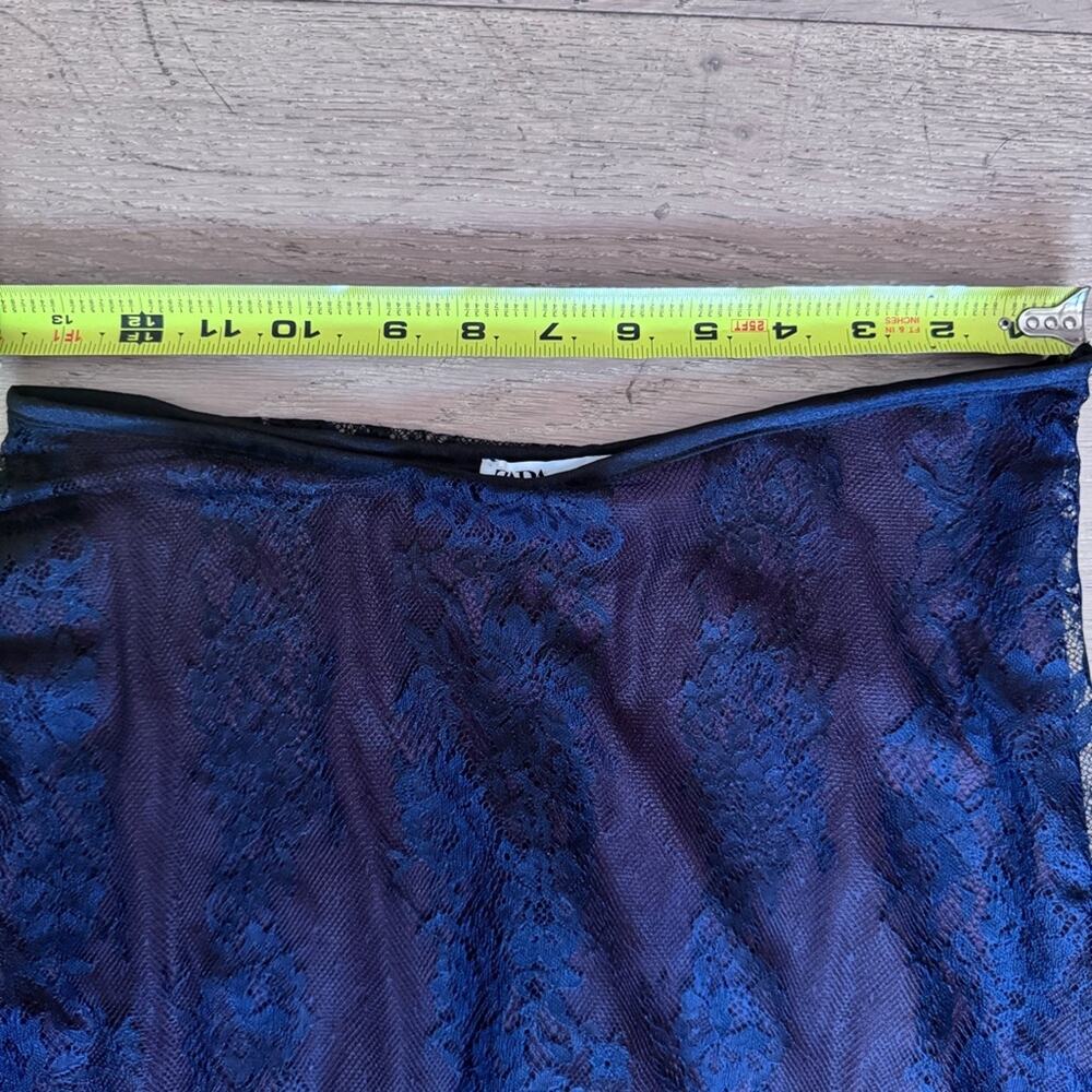 Zara Blogger Favorite Mixed Black Lace Skirt and contrasting pants size small - Picture 10 of 16